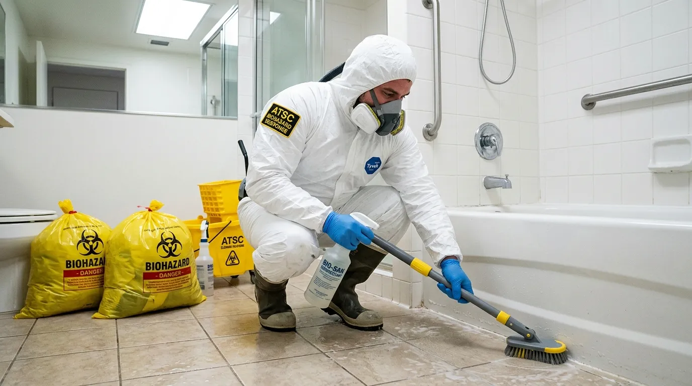 Decontamination equipment deployed for Blood Cleanup in Wilkes-Barre